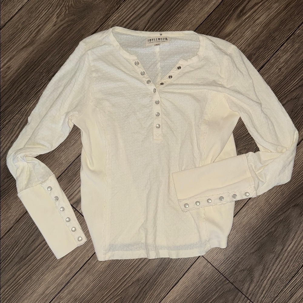 Idyllwind Cream Long Sleeve Top